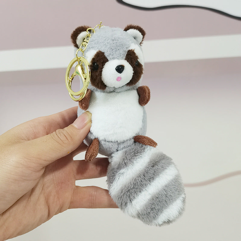 Wholesale Raccoon Plush Doll Keychain